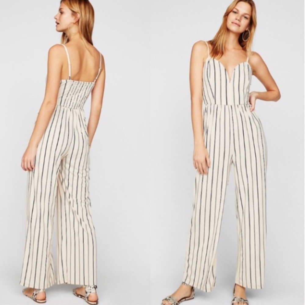 Express Striped Jumpsuit